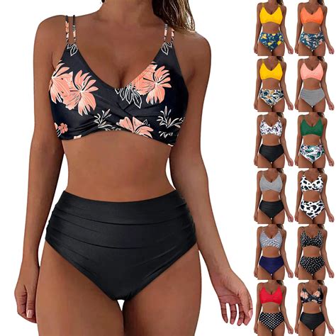 Swimsuits For Women Two Piece Swimsuit Sexy Push Up Bikini Sets High