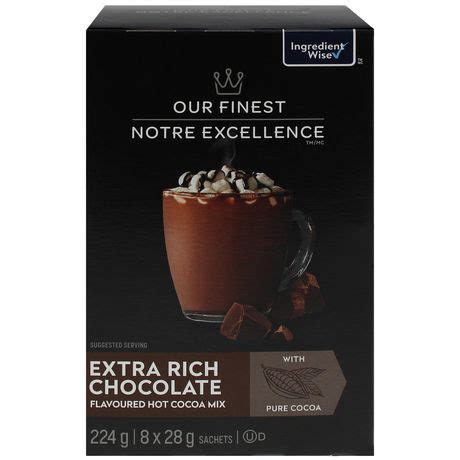 Our Finest Extra Rich Chocolate Hot Cocoa Mix Walmart Canada