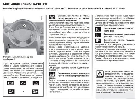 Описание значков на панели приборов на Рено Дастер - Dustershop77