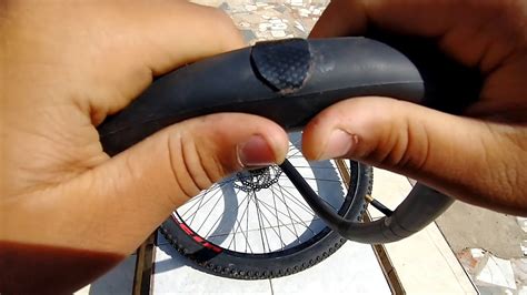 Remendando O Pneu Da Minha Bicicleta Apenas Ferramentas Youtube