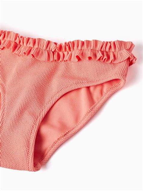 Bikini Corail Pour Fille Orange Corail Kiabi