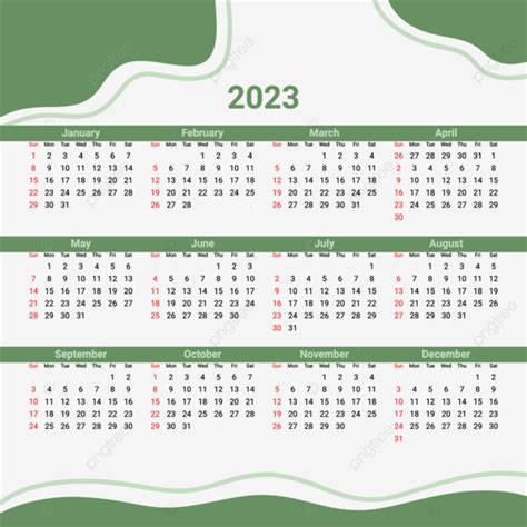 Calendario Verde Png Lindo Elegante Png Y Psd Para