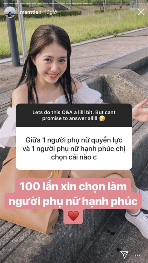 Hot girl tham gia trả lời câu hỏi trên Instagram có những tiết lộ thú vị đến không ngờ