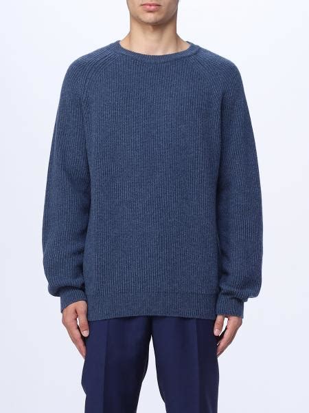 Boglioli Sweater For Man Blue Boglioli Sweater Fb Online