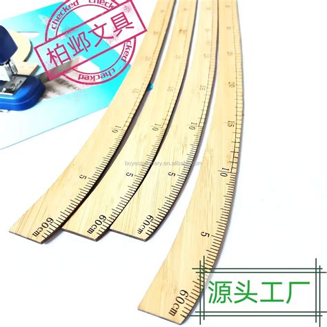 Professional Engineering Design Rulers Curved Ruler Bamboo Ruler Bamboo ...