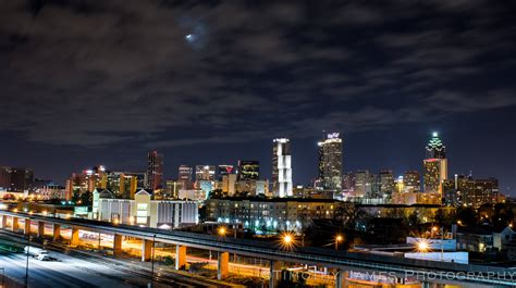 Download Atlanta Skyline With Sea Of Clouds Wallpaper | Wallpapers.com