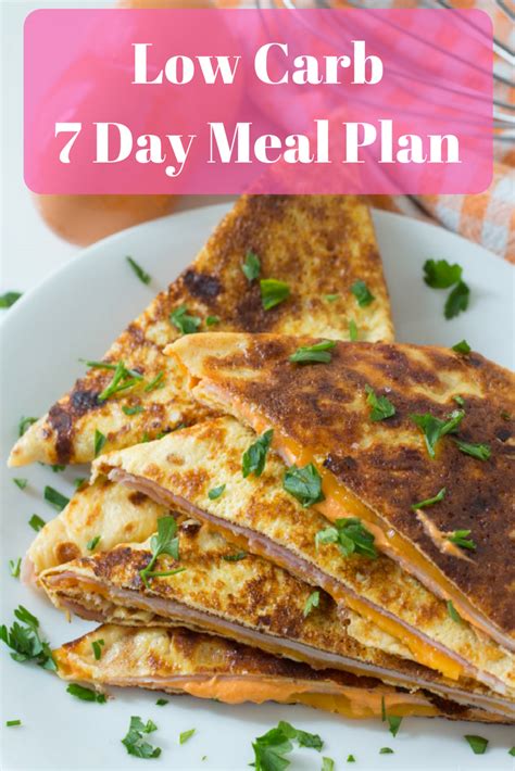 Low Carb Keto 7 Day Meal Plan