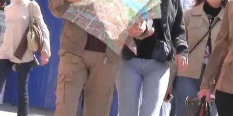 Modest Looking Blonde Woman With Cheeky Ass In The Street Candid Scene Tnaflix