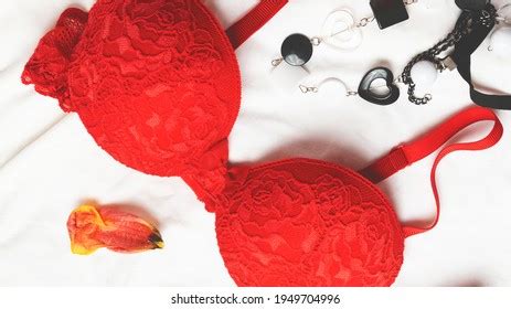 Sexy Elegant Lace Red Lingerie On Stock Photo Shutterstock