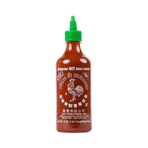 Huy Fong Sriracha Hot Chili Sauce 17 Oz Special Order EURO USA