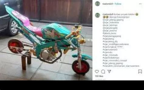 Yph Potret Kocak Modifikasi Ban Motor Ini Sungguh Diluar Nalar