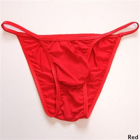 Homme Gay String Slip De Bikini Sous V Tement Sexy Poche Renflement Taille Basse Ebay