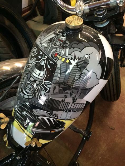 Gas Tank Paint Custom Paint Motorcycle Bike Tank