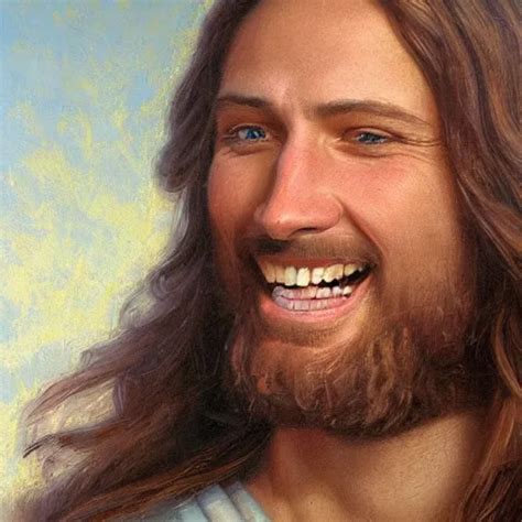 Jesus Smiling