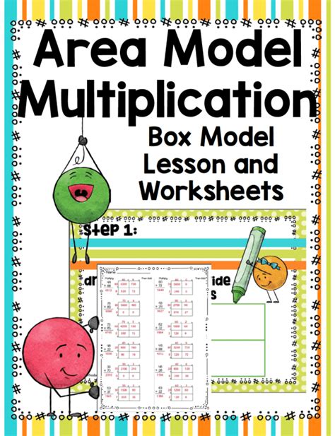 Area Model Multiplication Worksheets Free Double Digit Practice