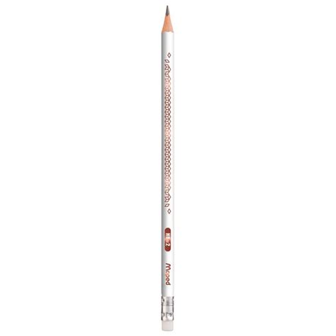 LÁPIS GRAFITE BLACK'PEPS DECO HB 2 COM BORRACHA C/3 UNIDADES - MAPED