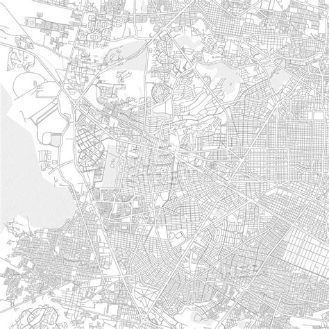 Zapopan, Jalisco, Mexico, bright outlined vector map - HEBSTREITS Sketches | Map vector ...