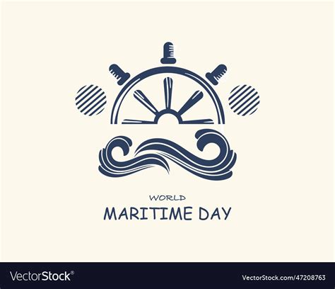 World maritime day Royalty Free Vector Image - VectorStock