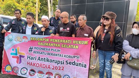 Hari Anti Korupsi Sedunia Koalisi LSM Saatnya Kalsel Bebas Dari