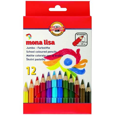 Set Creioane Colorate Koh I Noor Omega Jumbo Mona Lisa Emag Ro