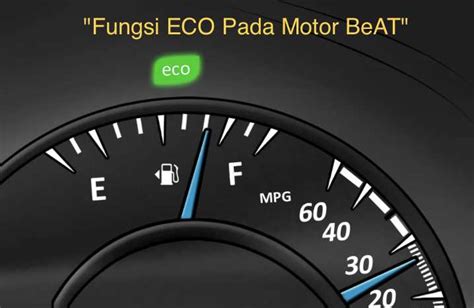 Fungsi Eco Pada Motor Beat Homecare