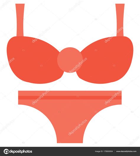 Bikini Flat Vector Icon Stock Vector By Vectorsmarket 179500004