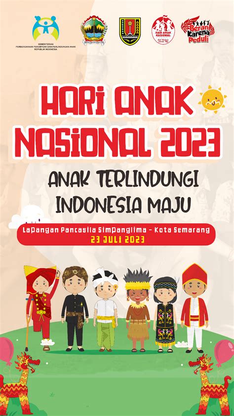 poster hari anak nasional  berbagai desain