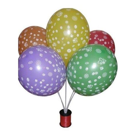 Латексный шар с рисунком на палочке - Волшебный город