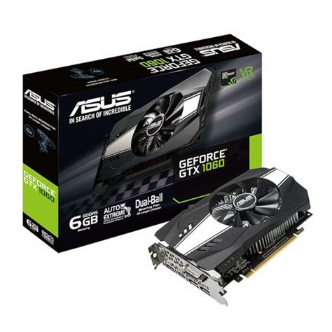 Placa de vídeo - NVIDIA GeForce GTX 1060 (6GB / PCI-E) ASUS PHOENIX PH ...
