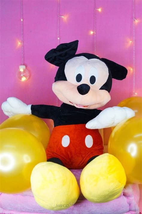 Mickey Mouse Red Plush Stuffed Toy at Rs 2000.00 | Stuffed Toys | ID ...