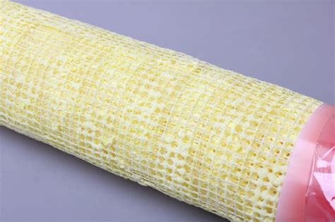 Сетка "Рогожка СНЕГ натуральная" Лимонная (54см*6ярд), цена 443 руб, 12260