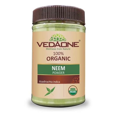 Vedaone Organic Neem Powder For Mild Acne & Healthy Skin - #35072 | DesiClik.com, USA