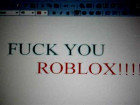 Fuck You Roblox Youtube