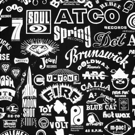 Want Rarebyrd Record Label Poster—print Of Vintage Soul Label Logos