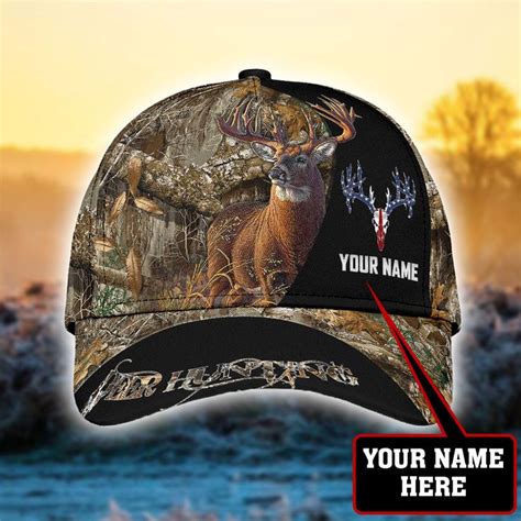 Aio Pride Custom Text Deer Hunting Camo Classic Cap Aio Pride