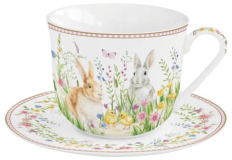 Easy Life/Nuova R2S, duża filiżanka 370ml ze spodkiem - EASTER ...