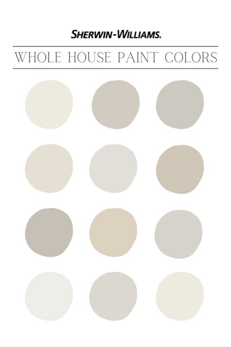 11 Best Whole House Paint Colors Nish