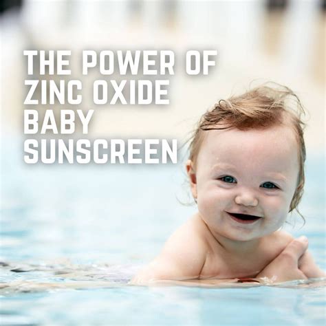 The Power Of Zinc Oxide Baby Sunscreen Waxhead Skincare