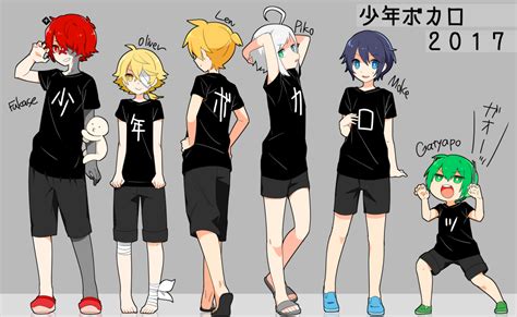 Kagamine Len Oliver Fukase Utatane Piko Ryuuto And 2 More