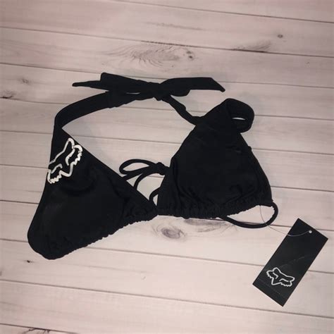 Fox Swim Fox Stealth Slide Halter Triangle Bikini Top Poshmark