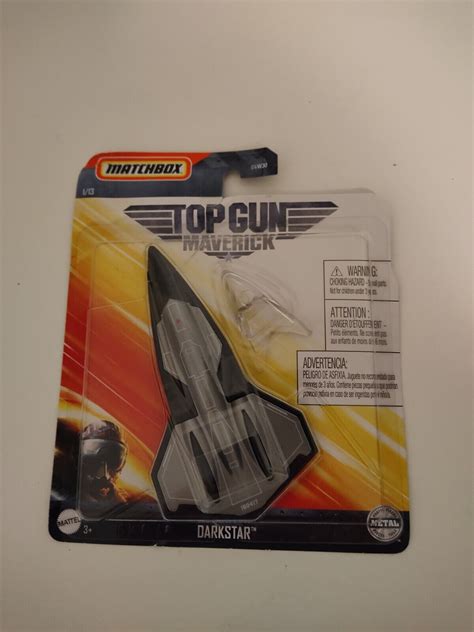 Matchbox Top Gun Maverick DARKSTAR 1 13 Metal Mattel New Switch