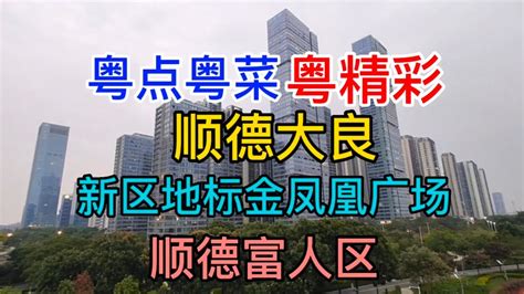 粤点粤菜粤精彩，顺德大良，新区地标金凤凰广场，顺德的富人区，粤语中字幕 - YouTube