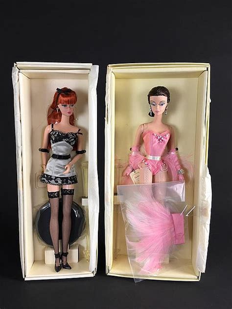 Lot Silkstone Barbies Including Gold Label Showgirl And Lingerie Both Nrfb