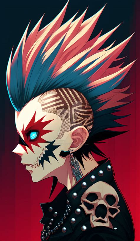 Anime Punk Boy 4 By Punkerlazar On Deviantart