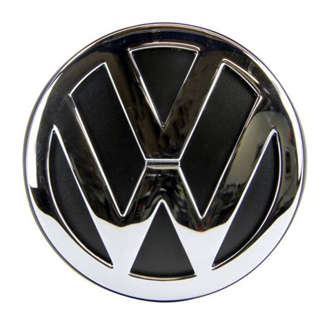 Tapacubos Emblema Anagrama Logo Vw Cromado Negro Del Port N Trasero