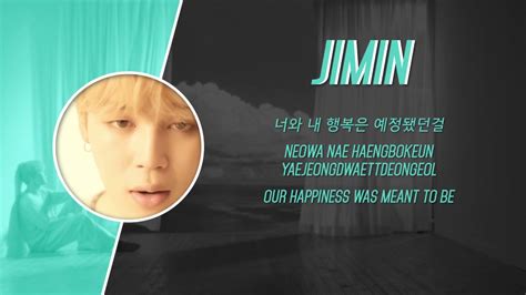 Bts Jimin Intro Serendipity Lyrics Han Rom Eng Youtube