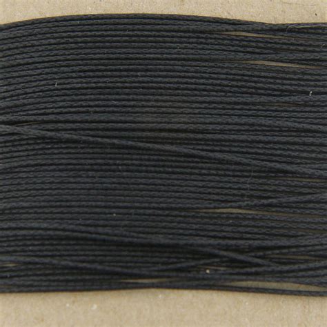 Black Thin 07mm Cotton Bead Cord