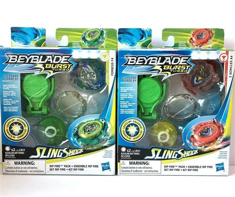 Genuine Beyblade Burst Turbo Z Achilles A4 Light Up Slingshock D01l