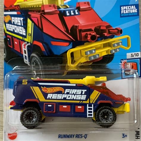 Toys Hot Wheels Runaway Resq First Response Hotwheels Emergency Rescue Car New Poshmark