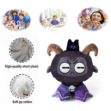 Cult of the Lamb Plushie Collectibles Toy, 8.66'' Goat Monster Toys ...